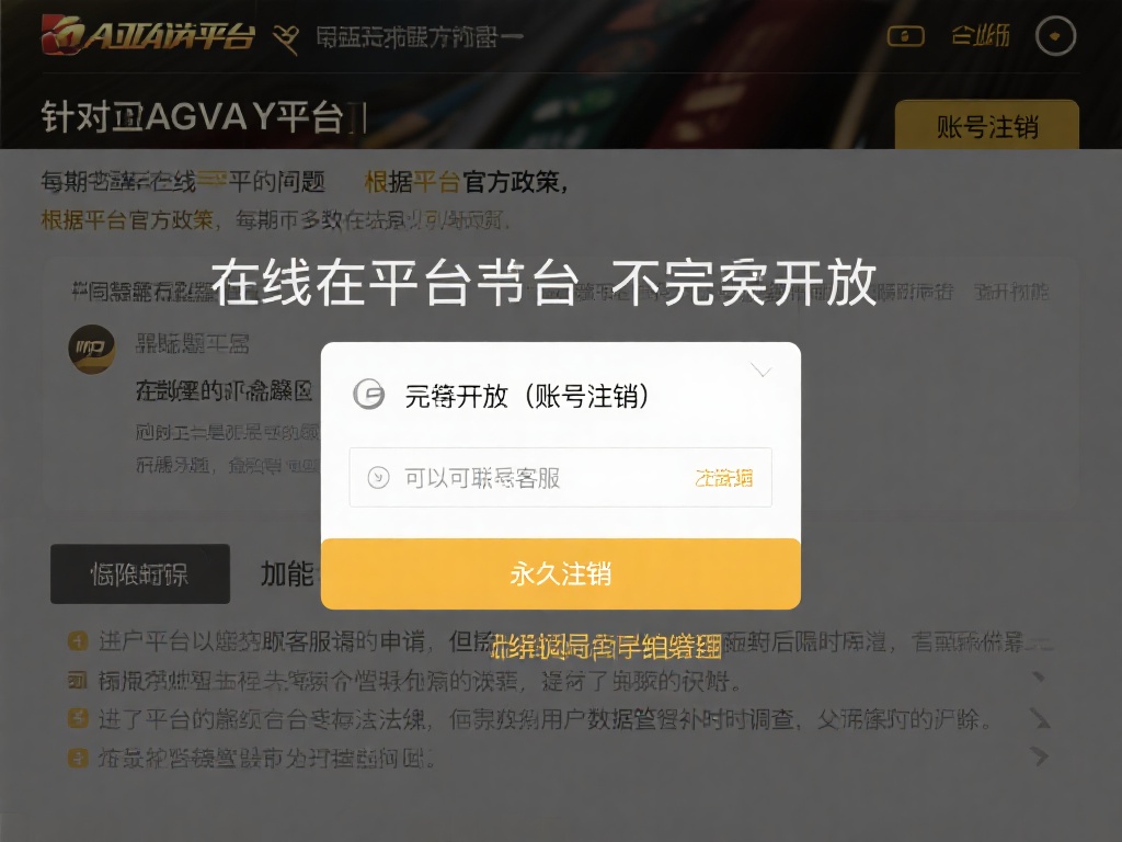 对于ag亚游平台而言，账号注销是一个相对敏感的话题