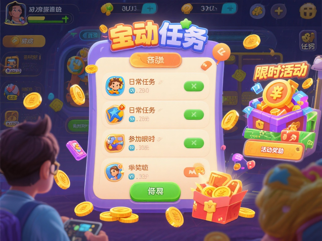 除此之外，游戏还设计了丰富的任务系统和活动奖励。玩