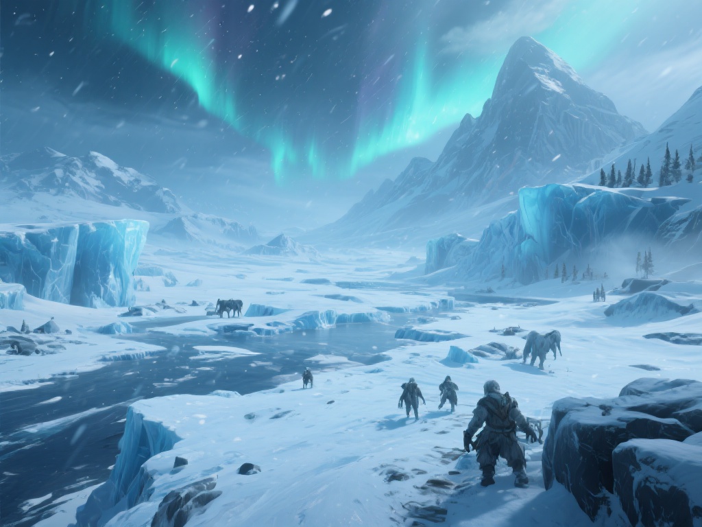 这款游戏以冰河时代为主题，构建了一个充满神秘与挑战